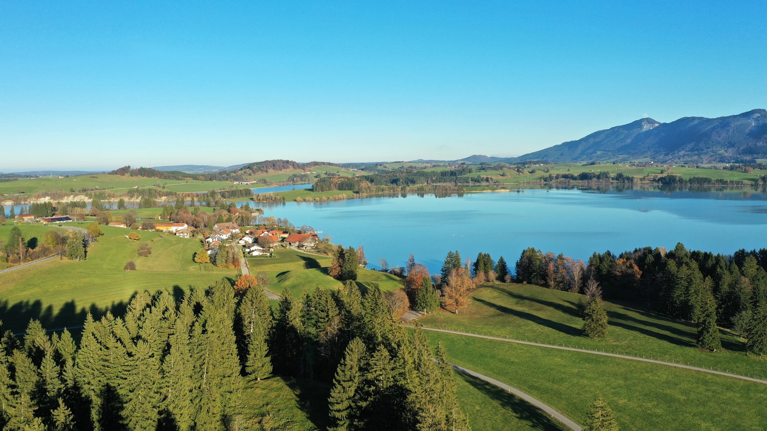Forggensee aus der Vogelperspektive
